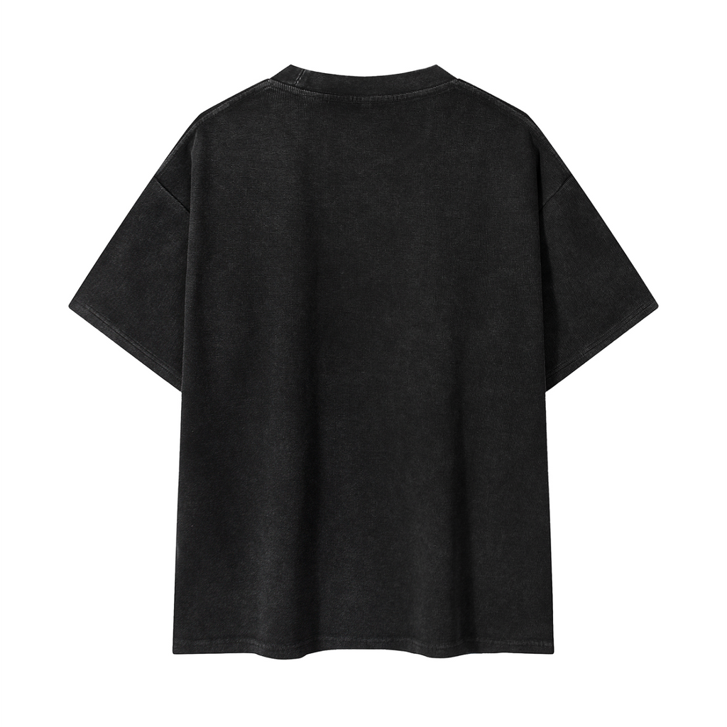 Noble Form x Made in Kays Mineral Wash Waffle Knit T-Shirt - Premium Streetwear