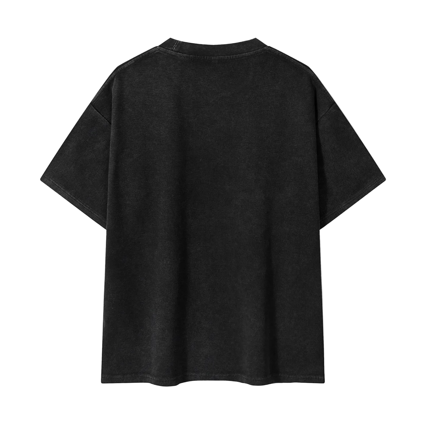 NOBLE FORM x MADEINKAYS MINERAL WASH WAFFLE KNIT T-SHIRT