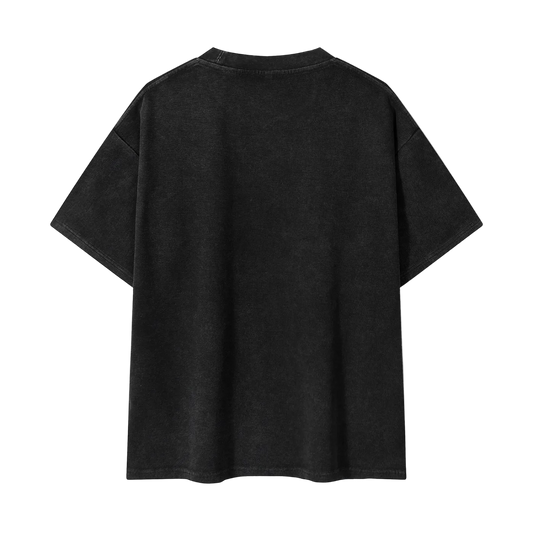 NOBLE FORM x MADEINKAYS MINERAL WASH WAFFLE KNIT T-SHIRT
