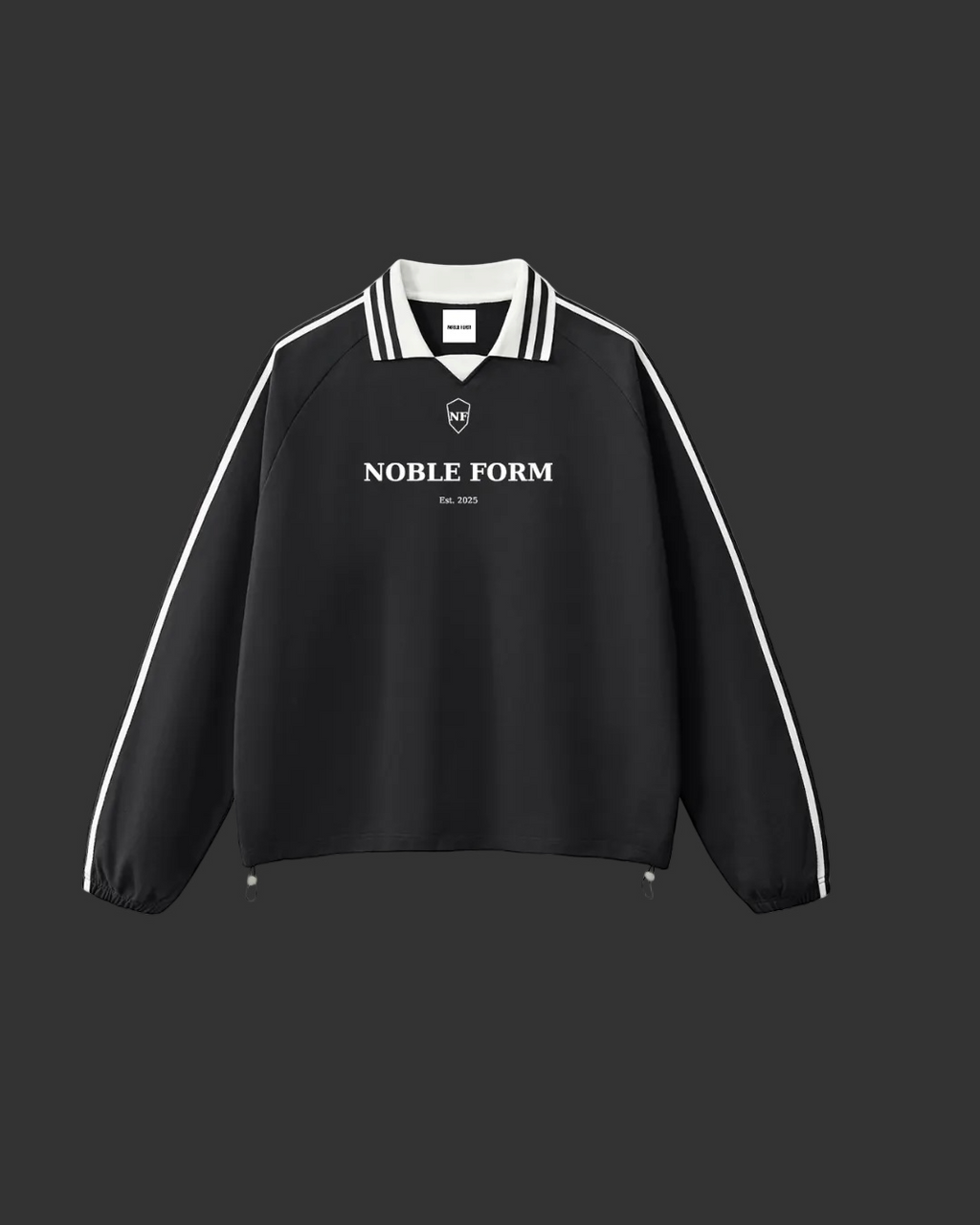 Noble Form  Stripe Lapel Collar Sweatshirt Chapter 1 - Limited Edition Newcastle