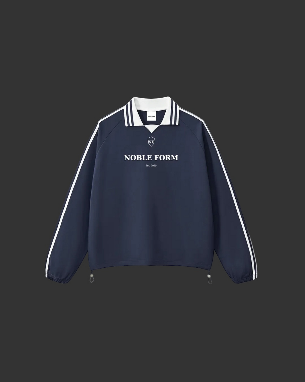 Noble Form  Stripe Lapel Collar Sweatshirt Chapter 1 - Limited Edition Newcastle