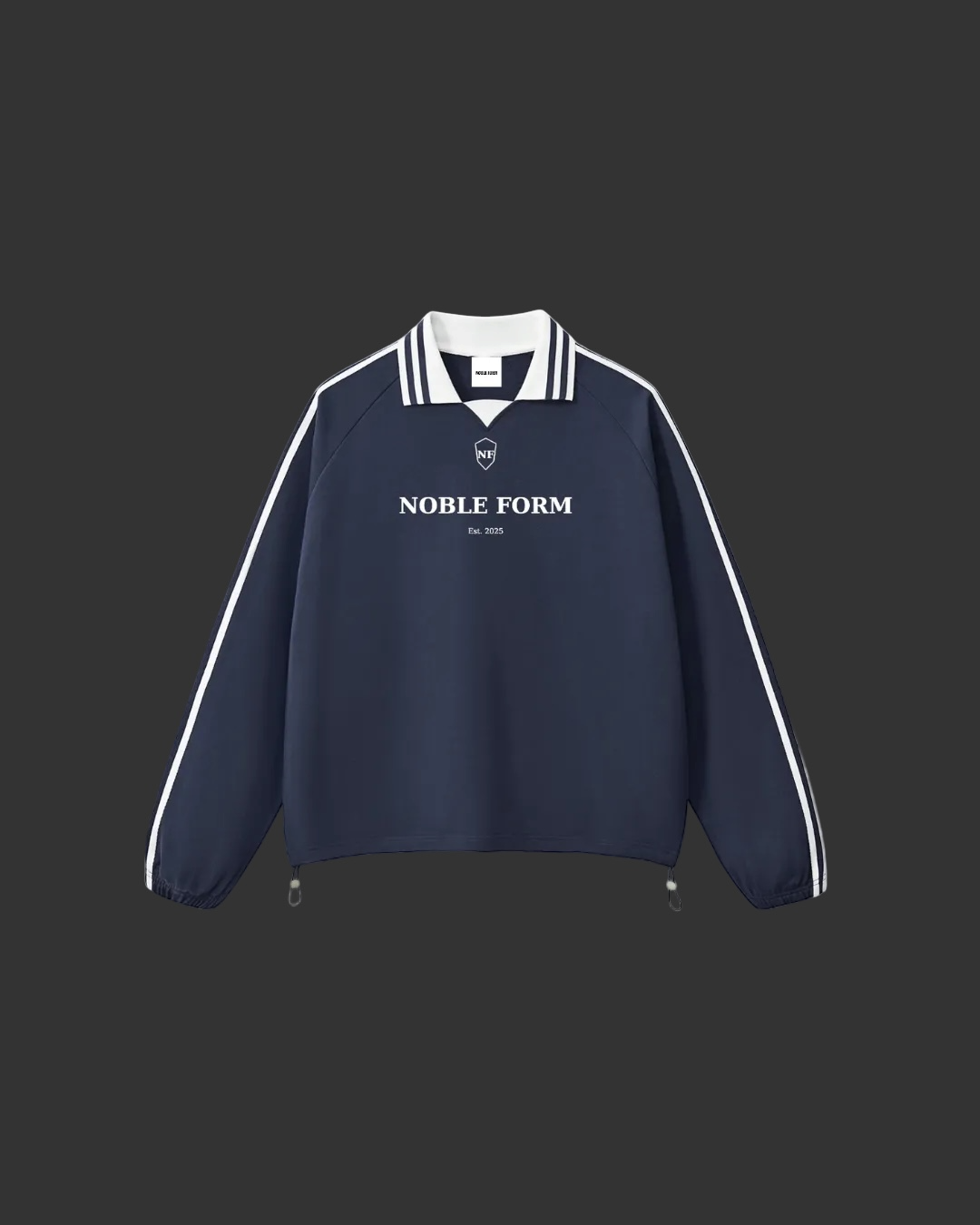 Noble Form  Stripe Lapel Collar Sweatshirt Chapter 1 - Limited Edition Newcastle